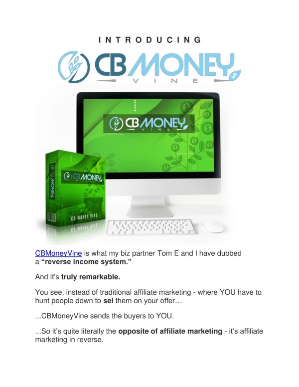 CB Money Vine Review
