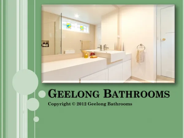 Renovations in Geelong