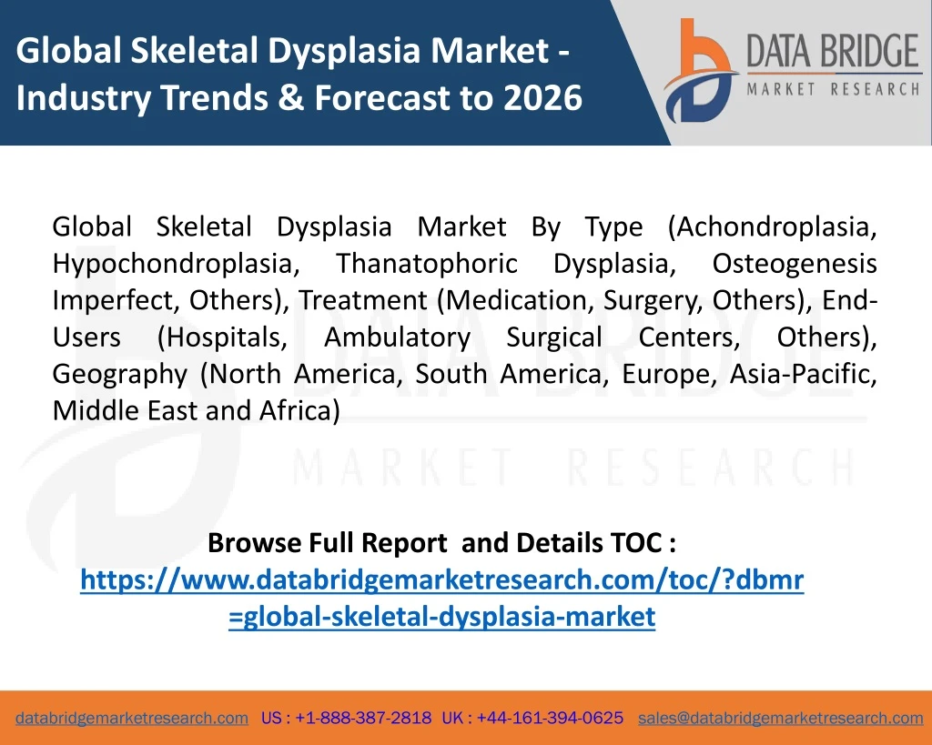 global skeletal dysplasia market industry trends
