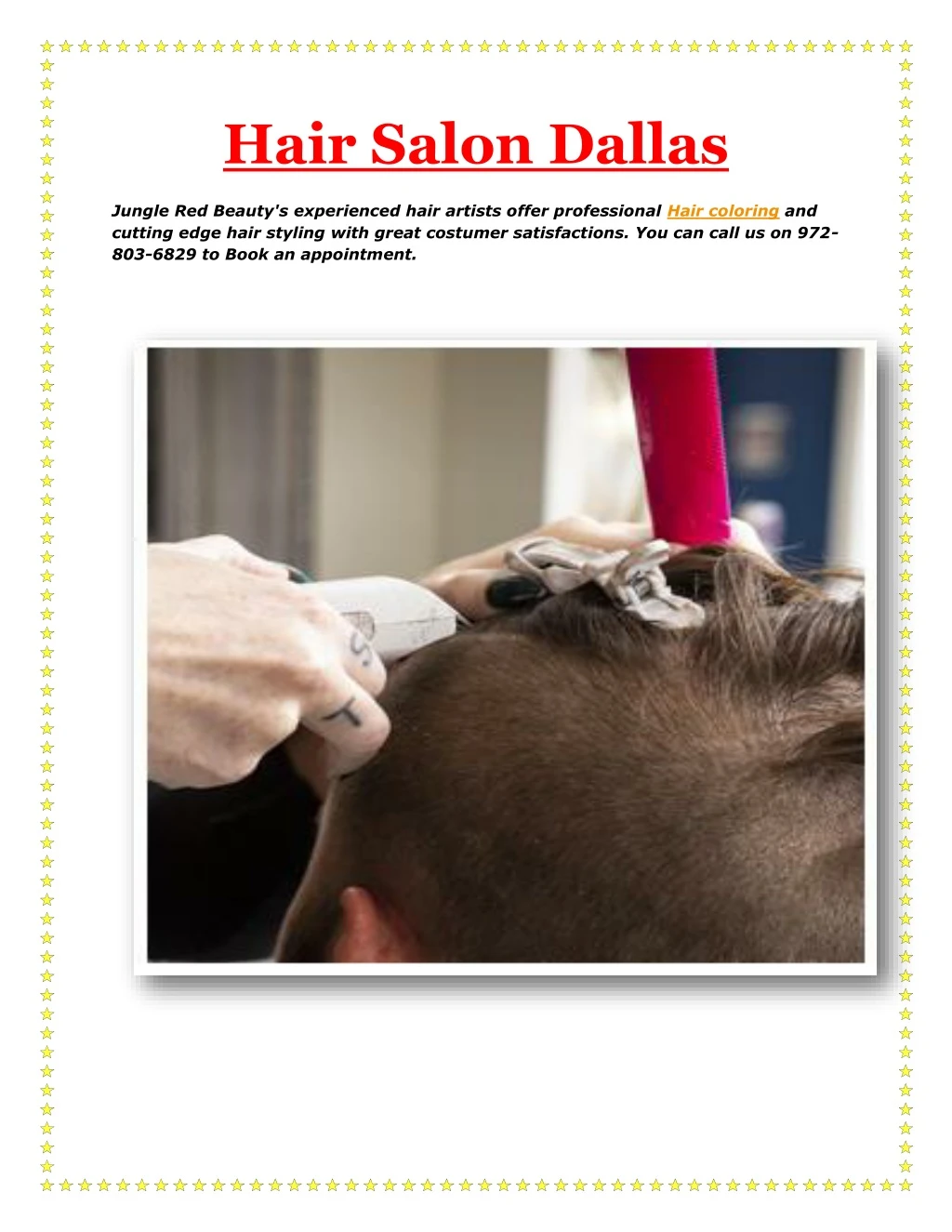 hair salon dallas