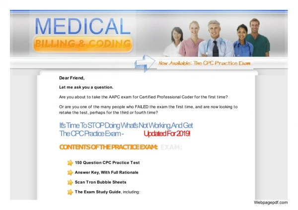 CPC Practice Exam - Medical Coding Study Guide