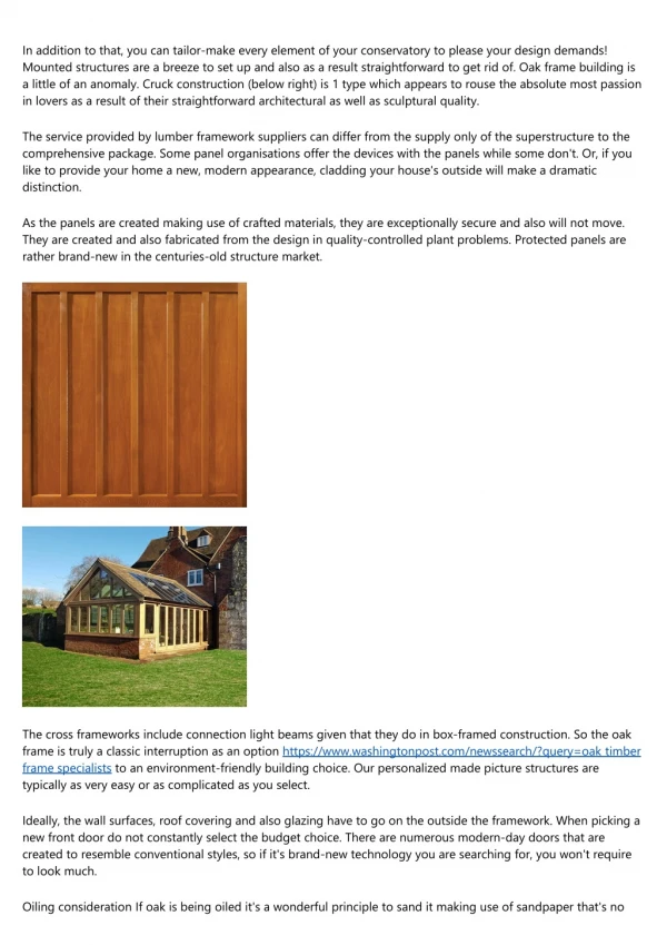 An Introduction to oak framed garages prices wiltshire