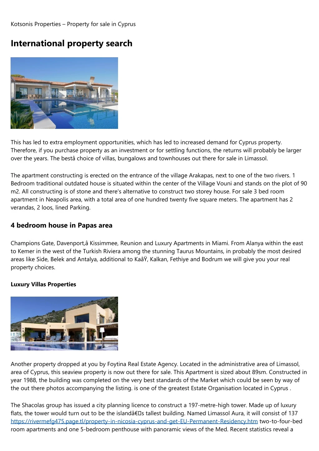 kotsonis properties property for sale in cyprus