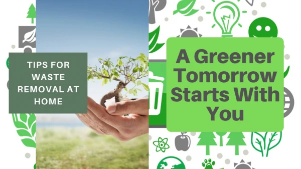 A Greener Tomorrow Starts With You