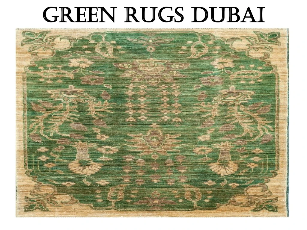 green rugs dubai