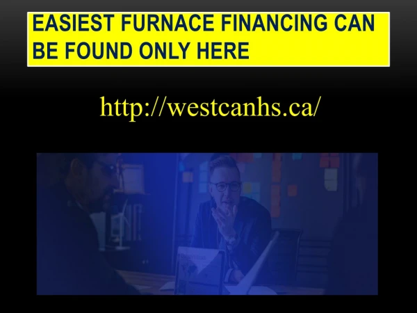 Furnace Financing Ontario