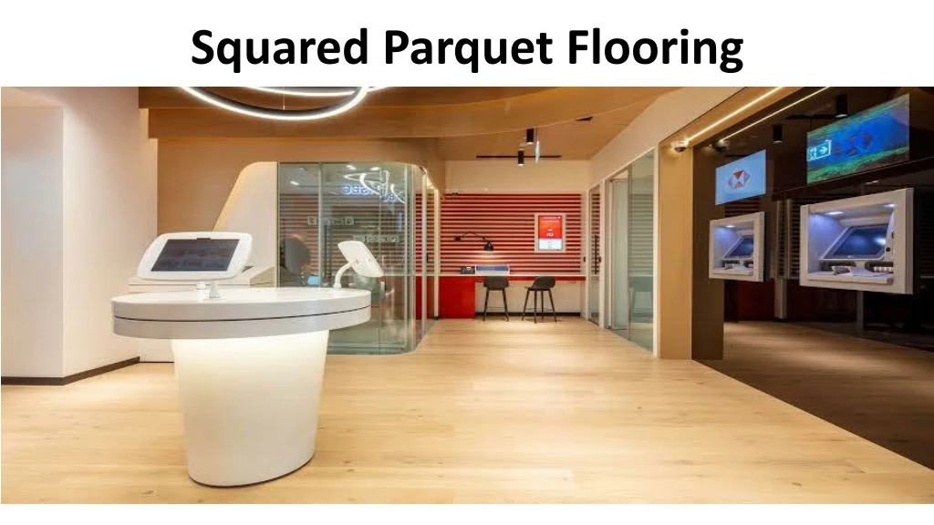 squared parquet flooring