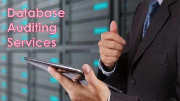 database auditing services