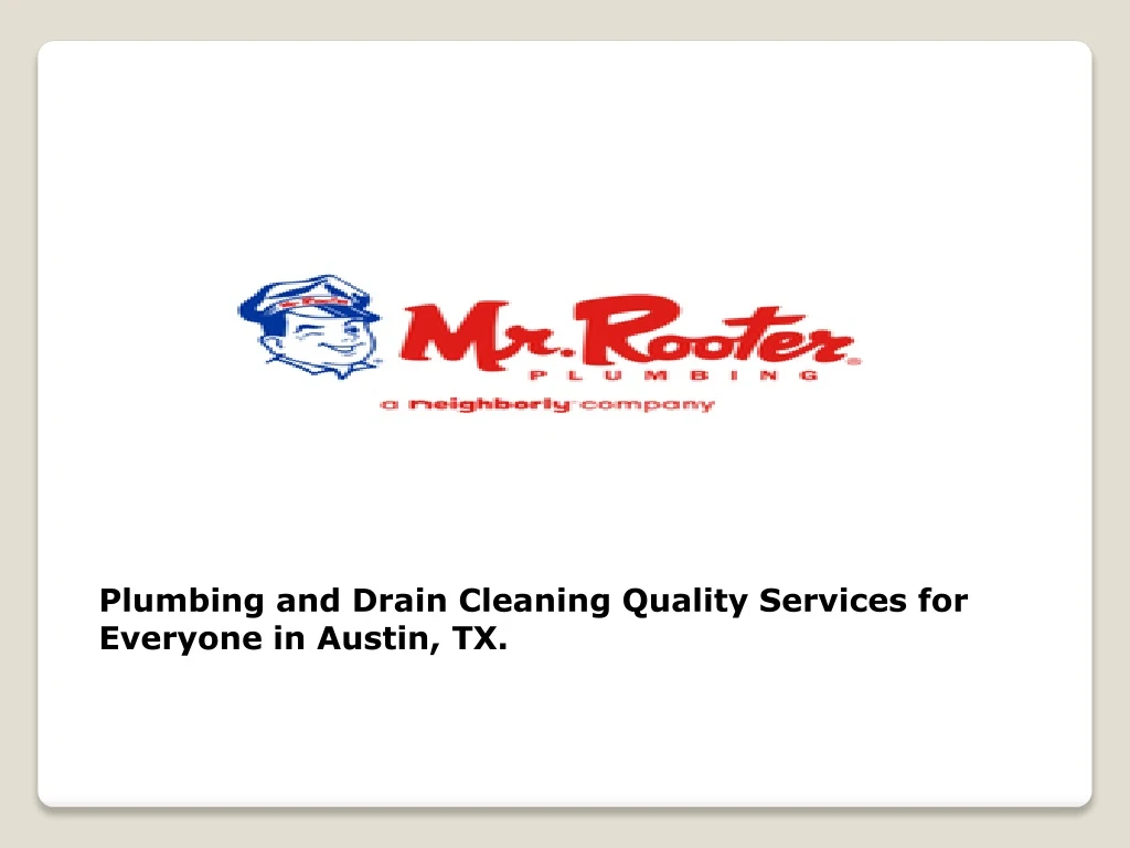 plumbing and drain cleaning quality services