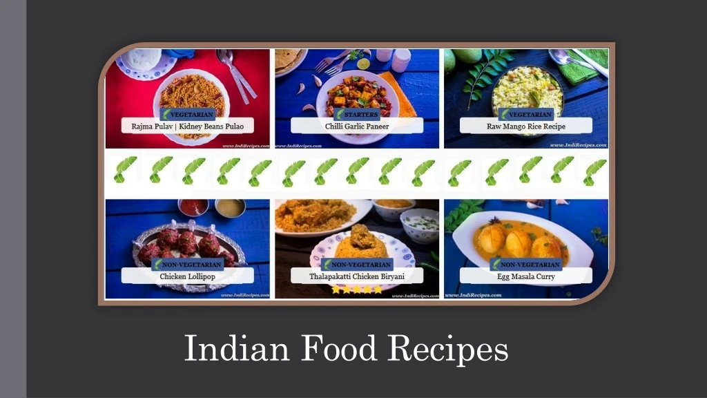 indian food recipes