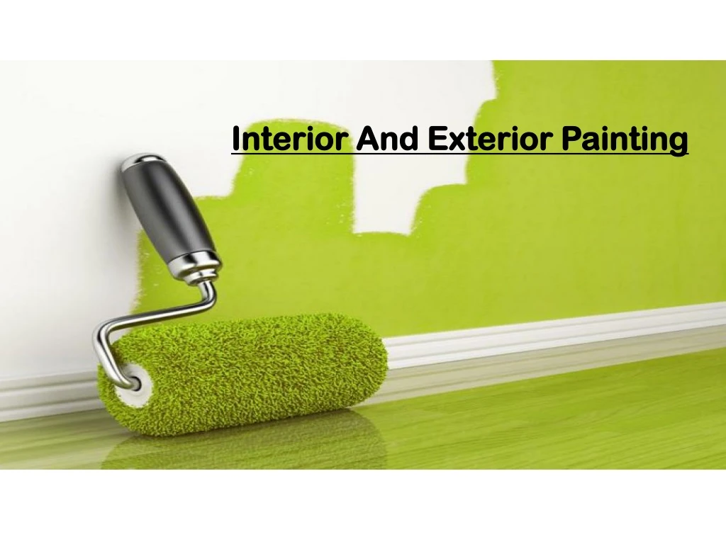 interior and exterior painting