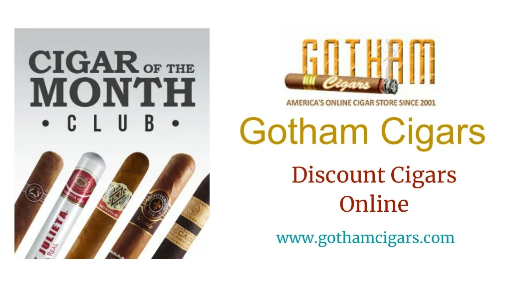 gotham cigars discount cigars online