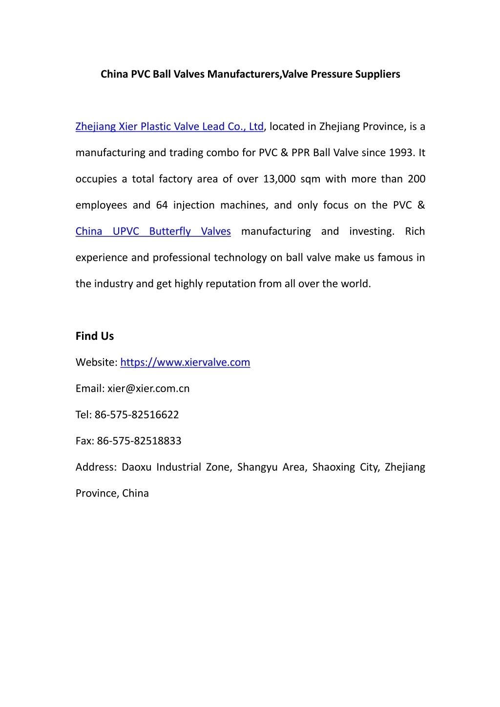 china pvc ball valves manufacturers valve