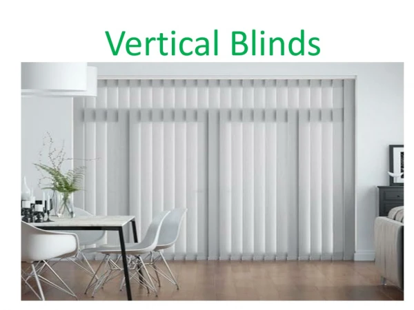 vertical blinds