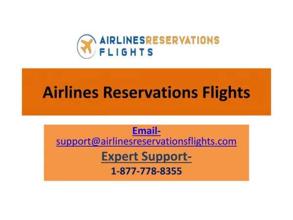 Airlines Reservations Flights