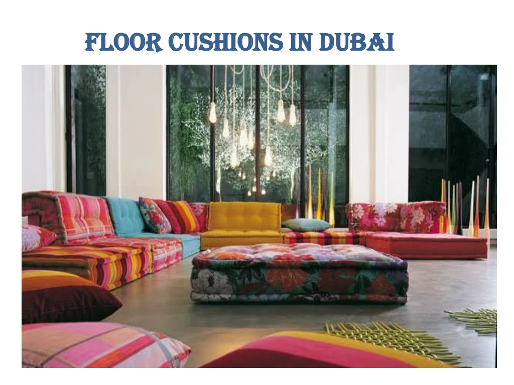 floor cushions in dubai