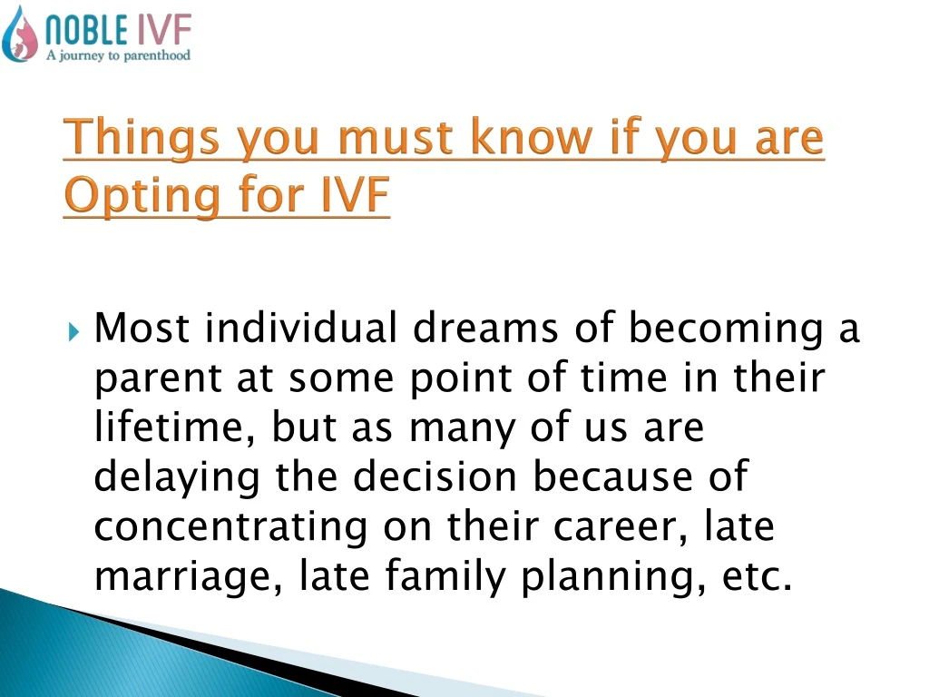 things you must know if you are opting for ivf