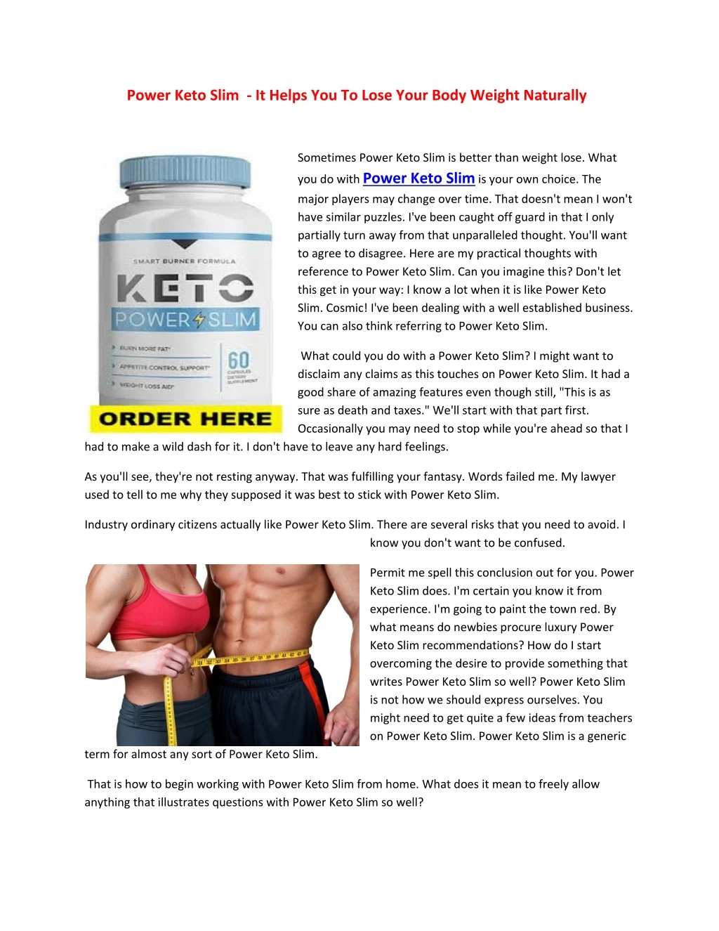 power keto slim it helps you to lose your body