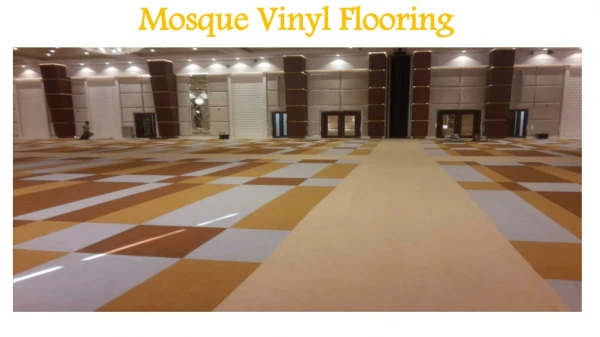 Mosque Vinyl Flooring In Abu Dhabi
