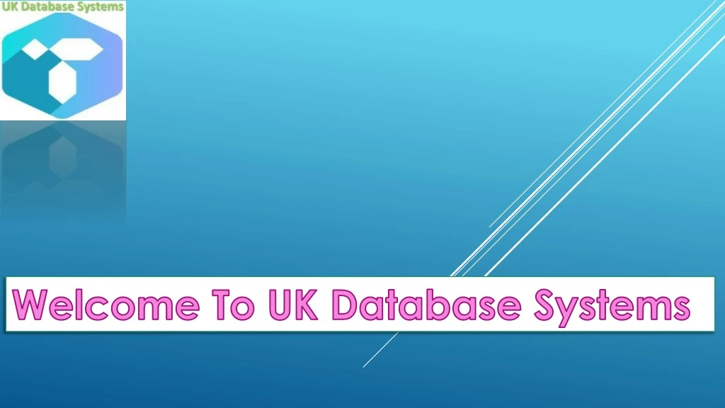 welcome to uk database systems