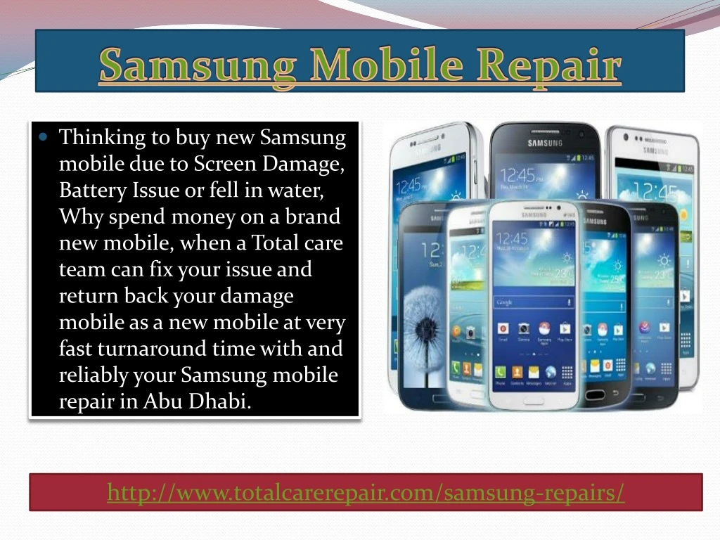 samsung mobile repair
