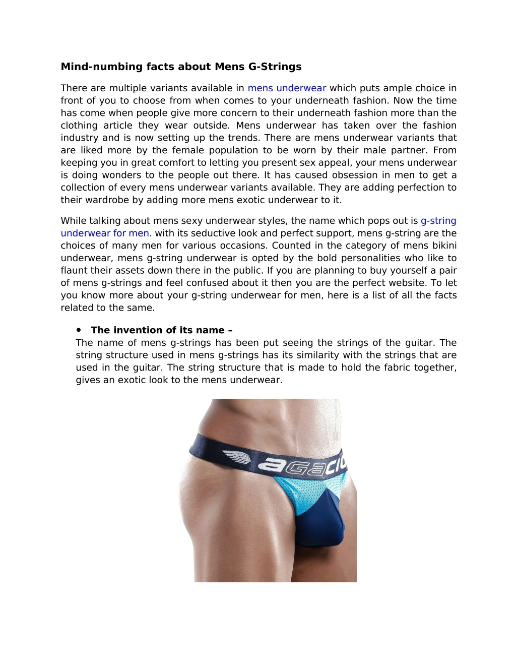 mind numbing facts about mens g strings