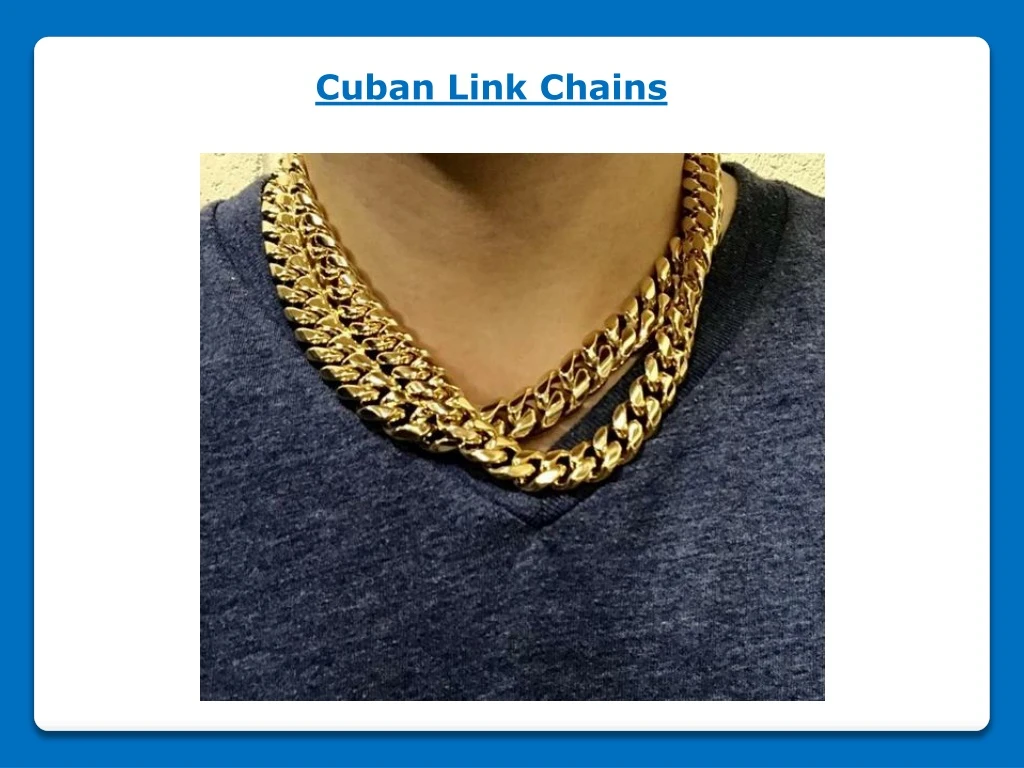 cuban link chains