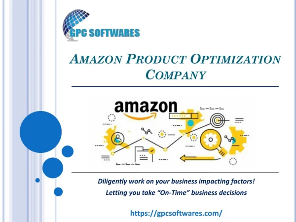 Amazon Product Optimization Company