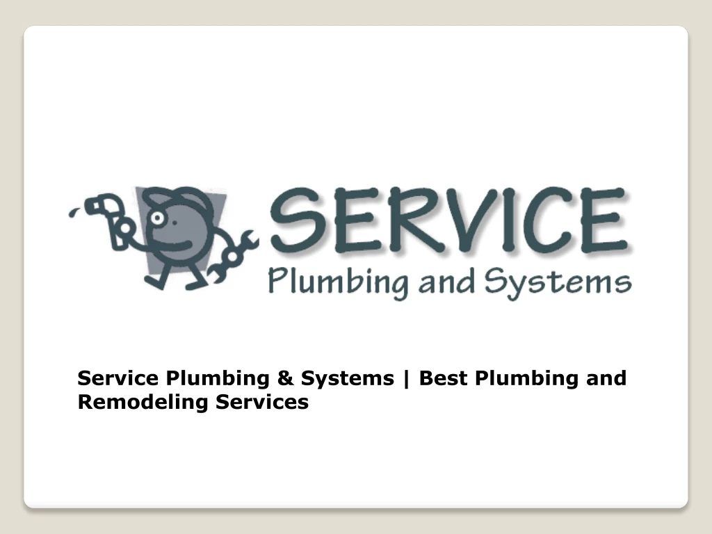 service plumbing systems best plumbing