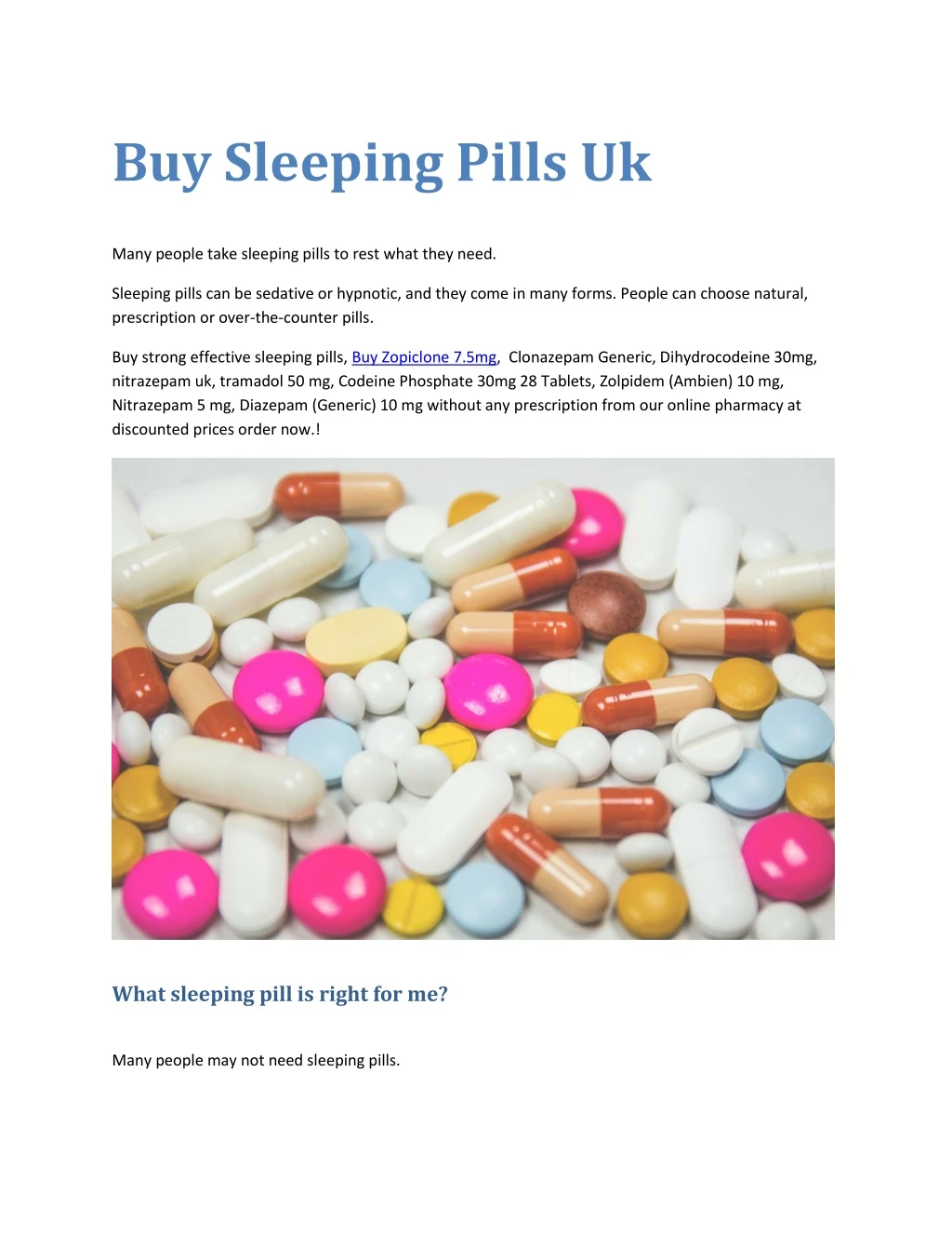 buy sleeping pills uk