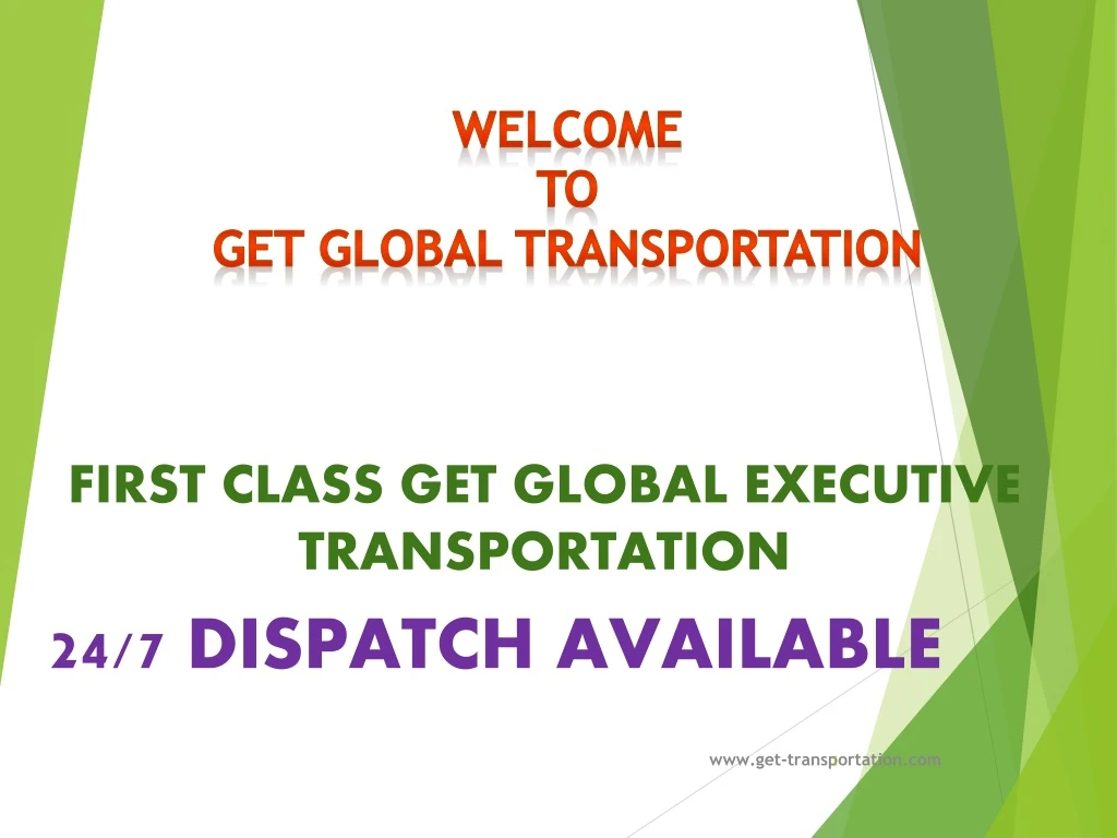 welcome to get global transportation