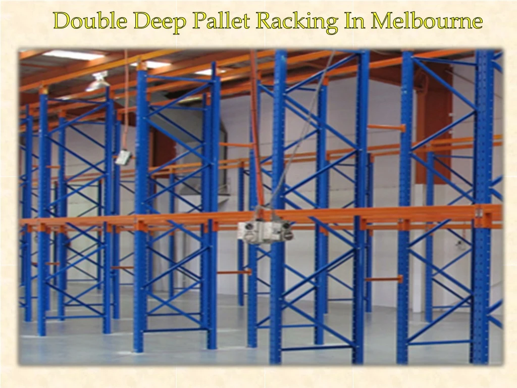 double deep pallet racking in melbourne