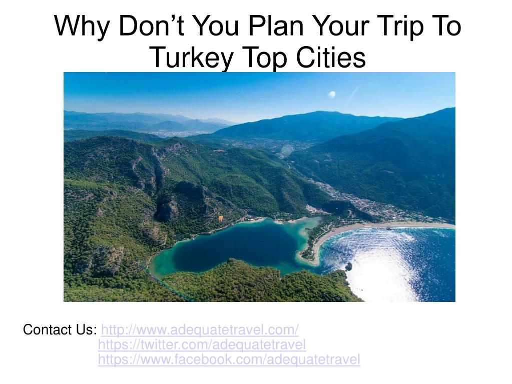why don t you plan your trip to turkey top cities