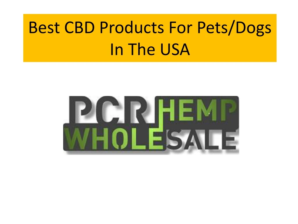 best cbd products for pets dogs in the usa