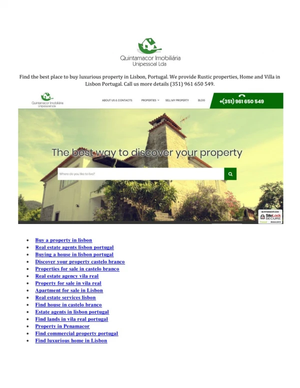 find the best place to buy luxurious property