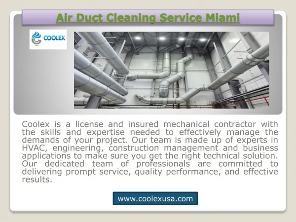 Air Duct Cleaning Service Miami