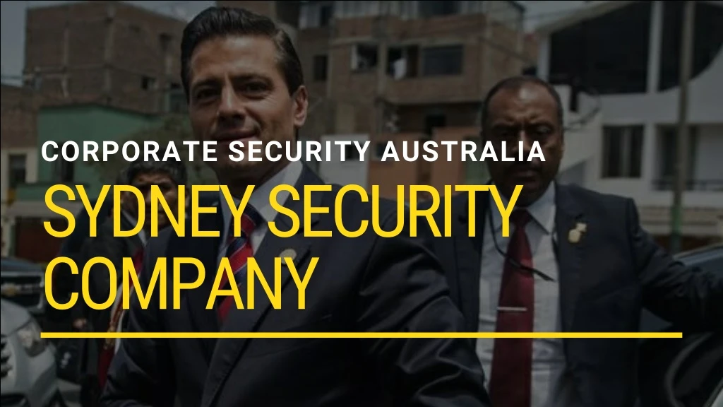 corporate security australia sydney security