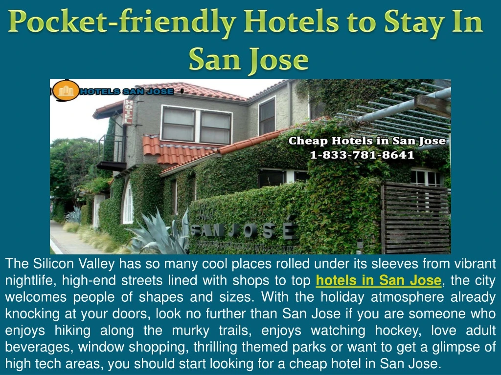 pocket friendly hotels to stay in san jose