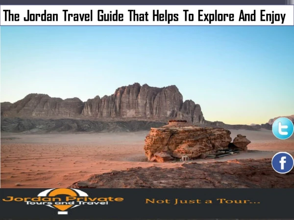 The Jordan Travel Guide That Helps To Explore And Enjoy