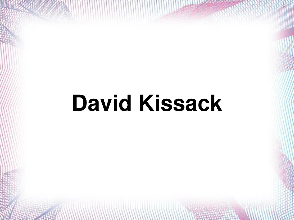 david kissack