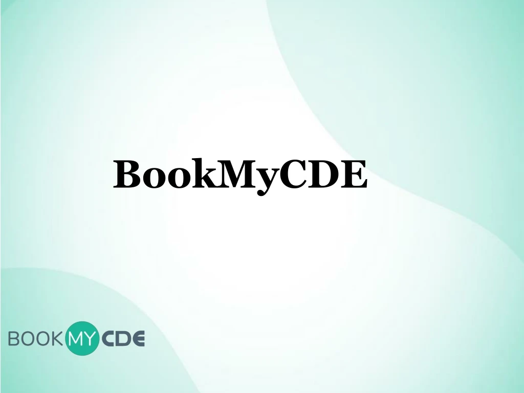 bookmycde