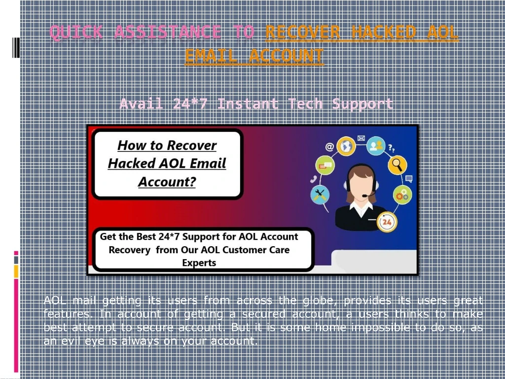 quick assistance to recover hacked aol email account