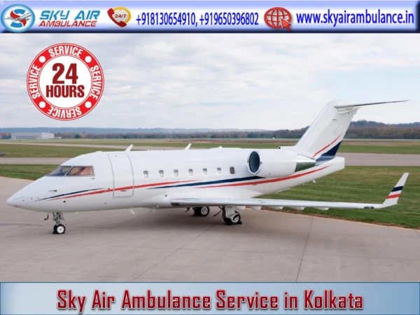 Select Air Ambulance in Kolkata with Superb Medical Assistance