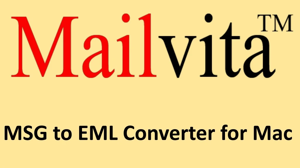 msg to eml converter for mac
