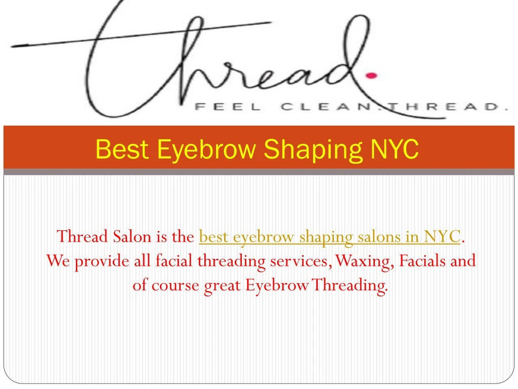 best eyebrow shaping nyc