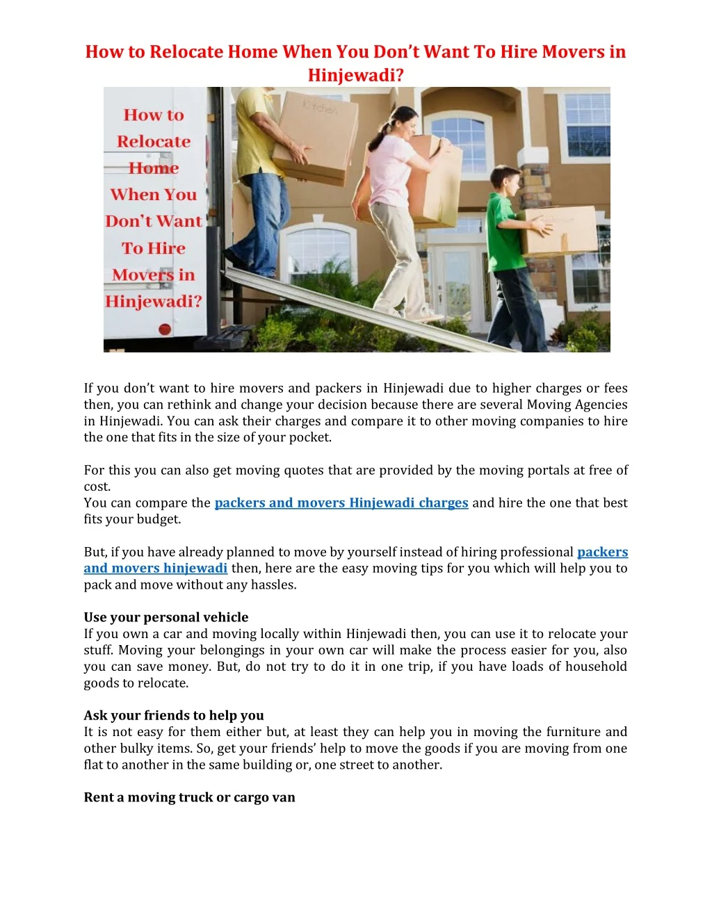 how to relocate home when you don t want to hire