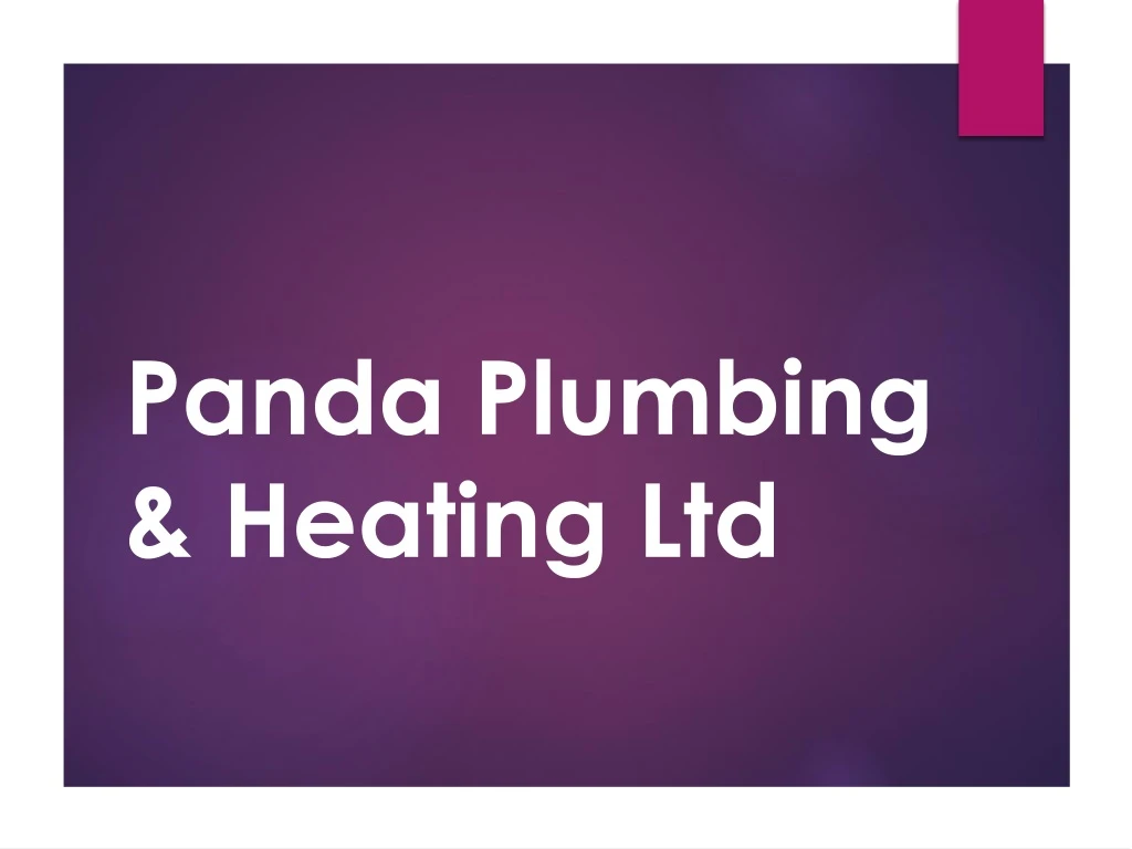 panda plumbing heating ltd