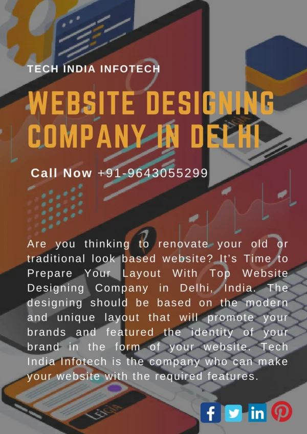 Tech India Infotech - Top One Website Designing Company in Delhi, India