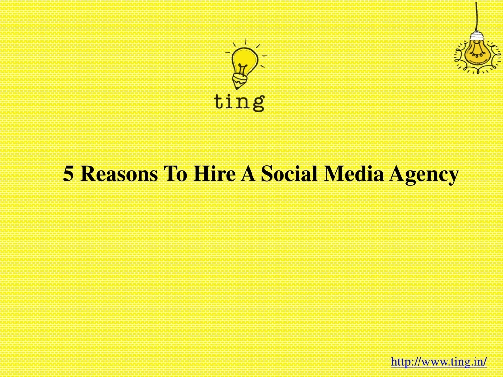 5 reasons to hire a social media agency