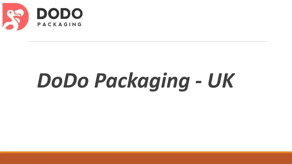 dodo packaging uk